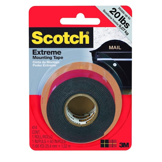 12 Pack: Scotch&#xAE; Extreme Mounting Tape, 1&#x22; x 60&#x22;